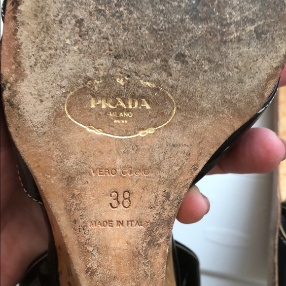 Prada Open Toe Wedge - Picture 3 of 3